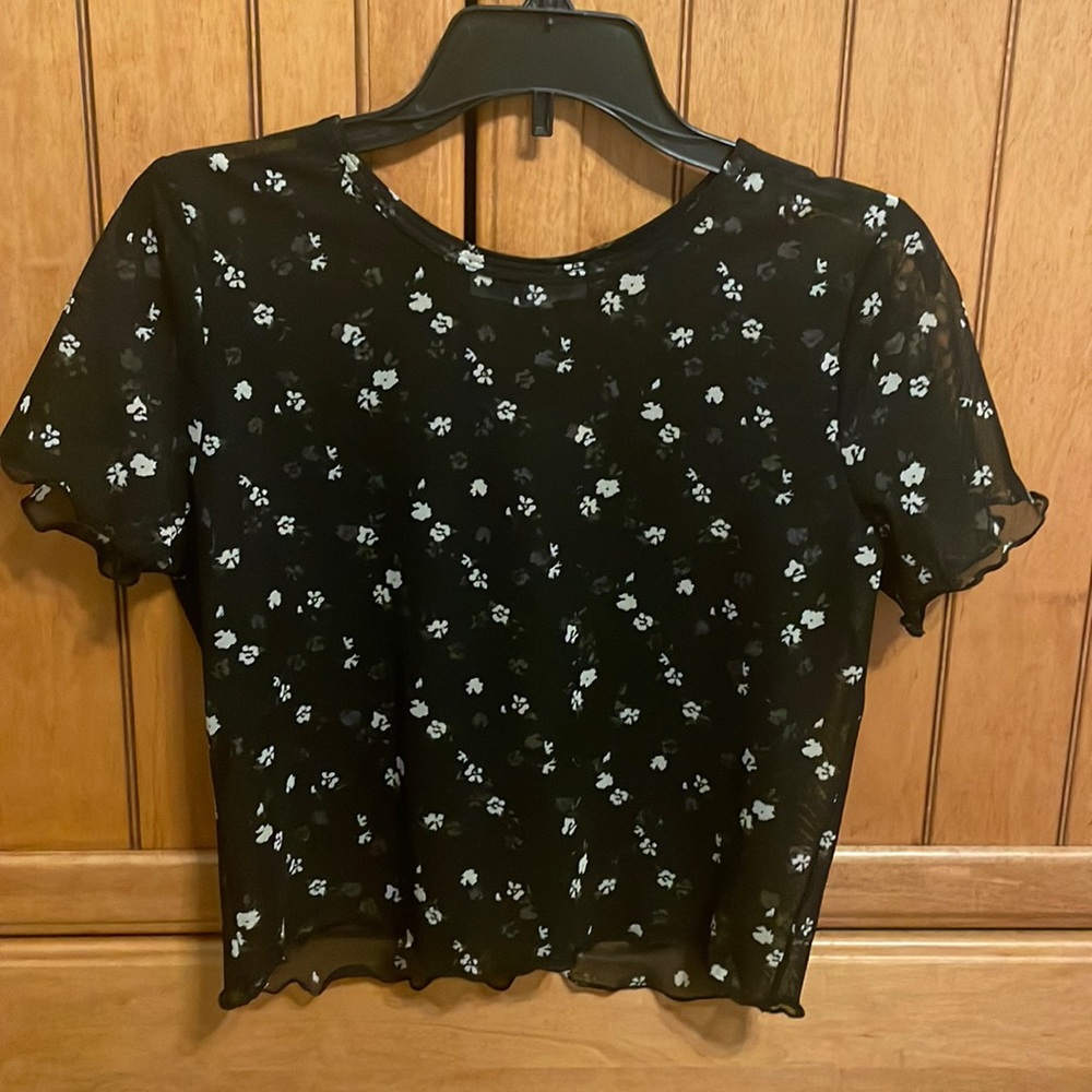 Hollister mesh shirt